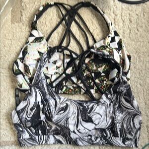 Victoria's Secret Black and White Sports Bras